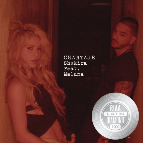 Chantaje has been certified Diamante (10x Platinum!) in the U.S. by the @RIAA - one of only 9 songs ever to achieve that! ShakHQ 

Chantaje, certificado Diamante  (10x Platino!) por @RIAA en los EUA - siendo una de las 9 canciones que logran esta certificaciÃ³n! ShakHQ 
