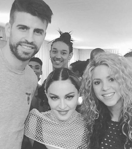 Shakira, Piqué e Madonna