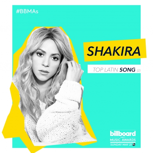 Gracias @billboard por estas dos nominaciones en la misma categorÃ­a para Chantaje y La Bicicleta! #BBMAs Shak

Thank you @billboard for these two nominations in the same category for Chantaje & La Bicicleta! #BBMAs Shak
