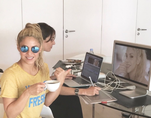Editando el video de "Me EnamorÃ©"! Shak. #MeEnamorÃ©Video
