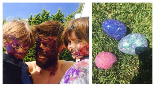 Pintando huevos de Pascua! Felices Pascuas!! / Painting Easter eggs! Happy Easter!! Shak
