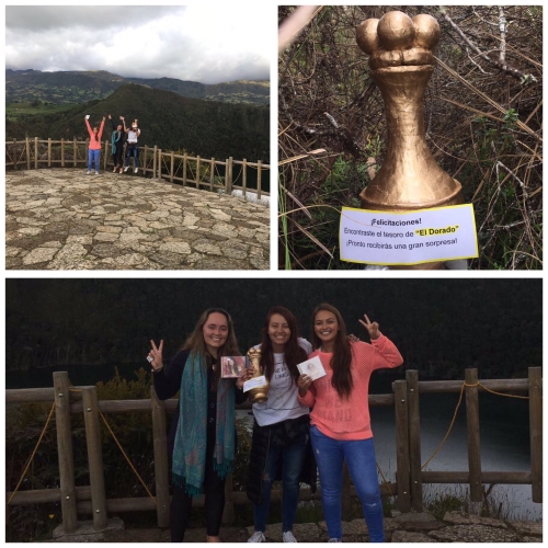 En la Laguna de Guatavita donde estÃ¡ el tesoro sumergido mis fans encontraron a las 6pm antes que todos mi nuevo Ã¡lbum El Dorado!Felicidades
